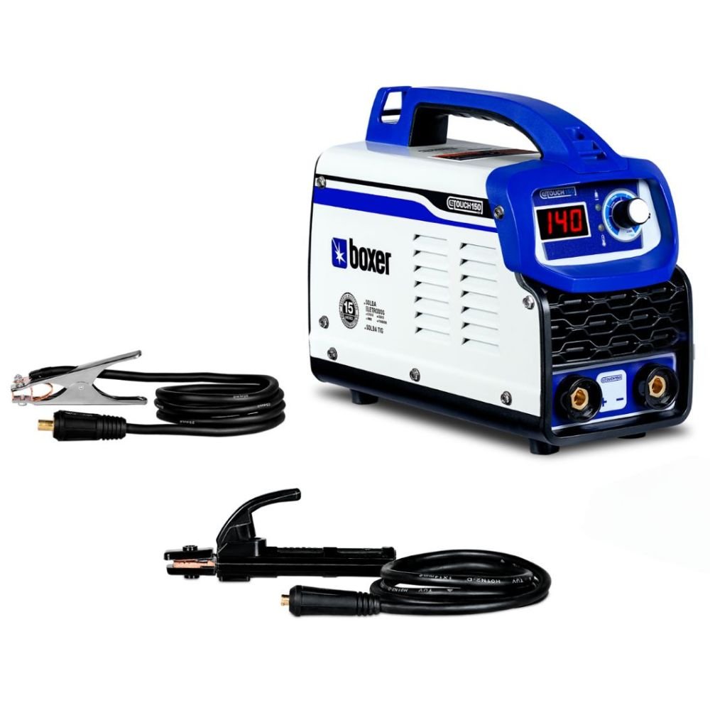 Máquina de Solda Inversora TIG/MMA TOUCH150BV 150A Bivolt Automático BOXER