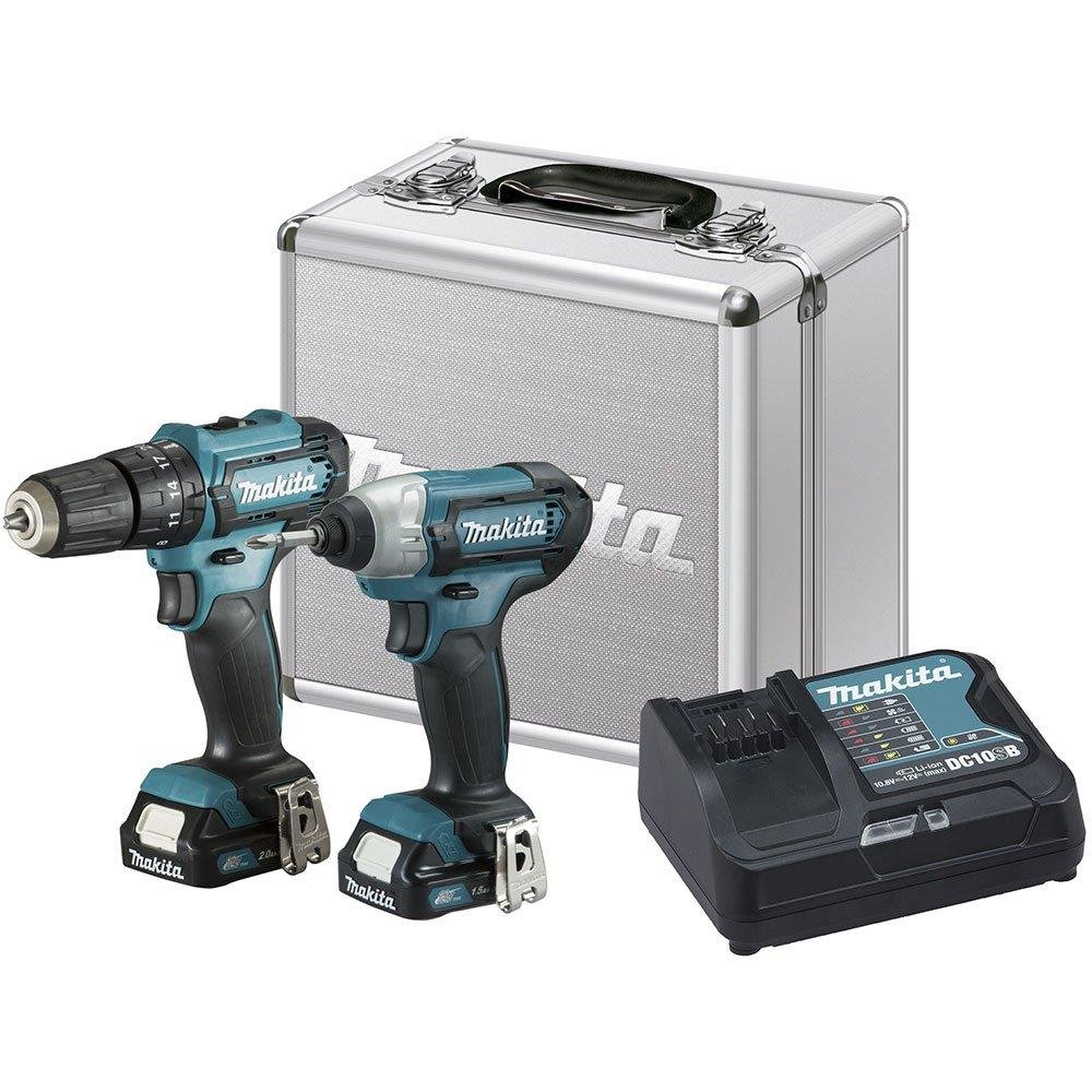 Combo Parafusadeira/Furadeira de Impacto + Parafusadeira de Impacto 12V MAKITA-CLX228SAX