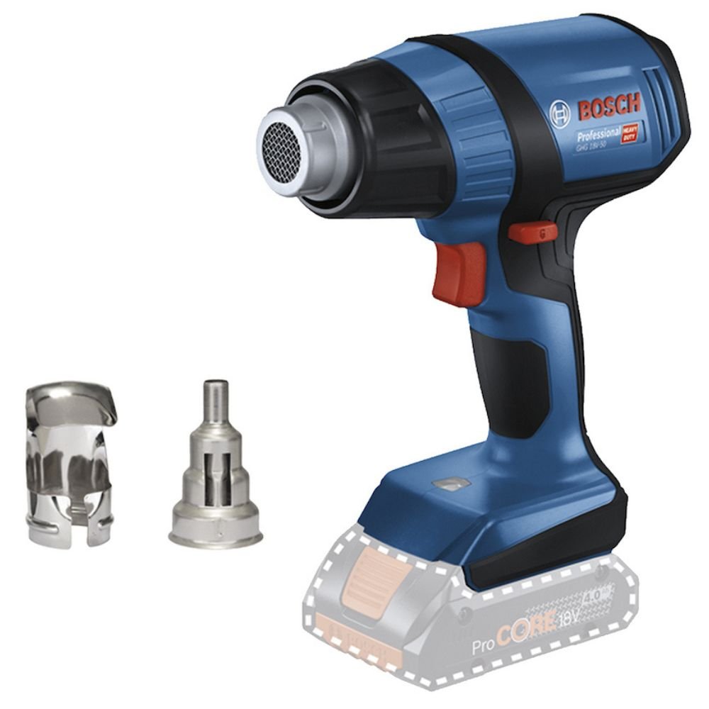 Soprador Térmico GHG 18V-50 sem Bateria BOSCH - Potência e Mobilidade