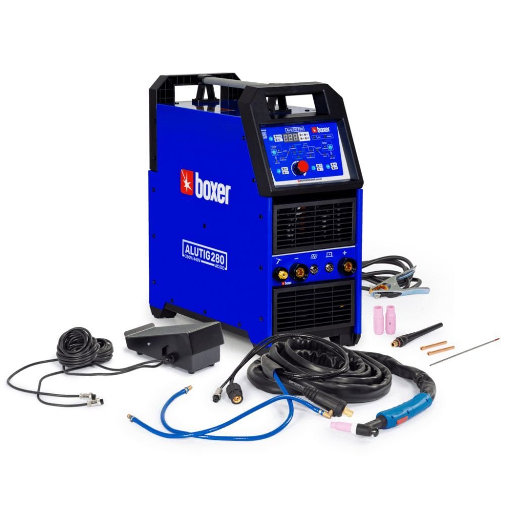 Máquina de Solda Inversora MMA/TIG AC/DC ALUTIG280 280A 220V BOXER