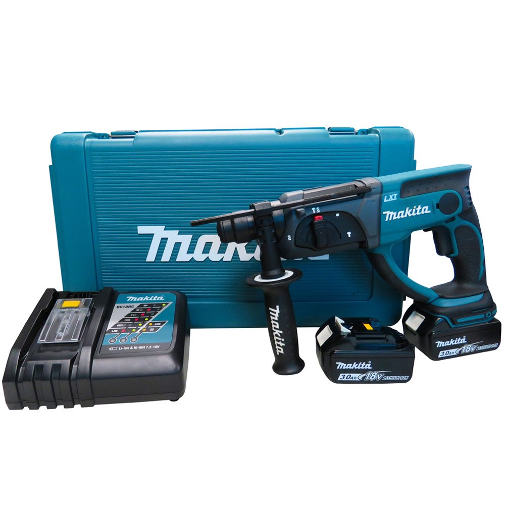 Martelete Rotativo Rompedor SDS Plus 1.9J 18V MAKITA-DHR202RFE