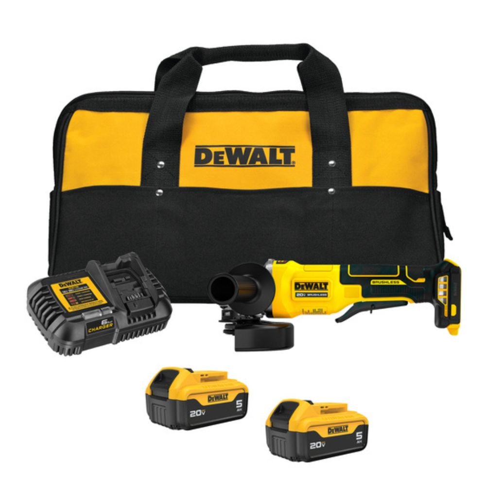 Esmerilhadeira Angular 4.1/2 Pol 20V Max Brushless DEWALT DCG408P2