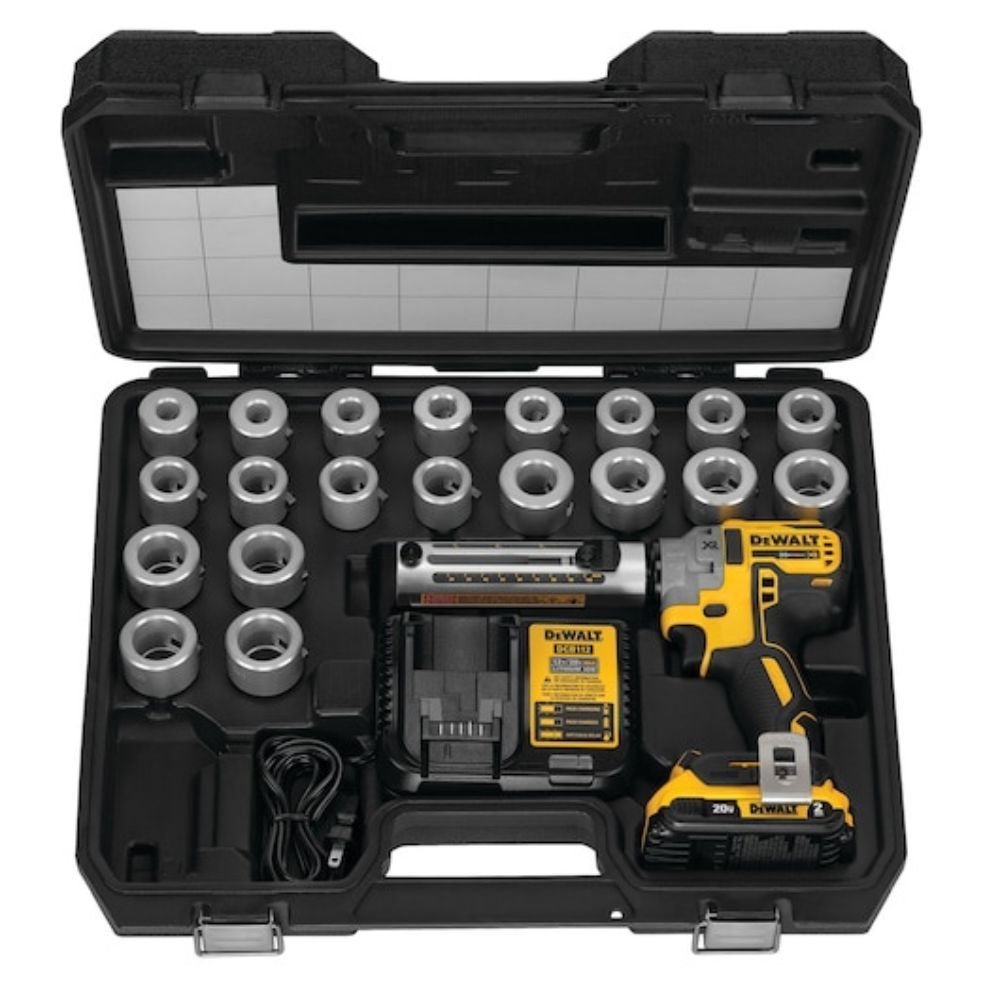 Decapador de Cabos Elétrico 750MCM DEWALT com Bateria e Carregador Bivolt