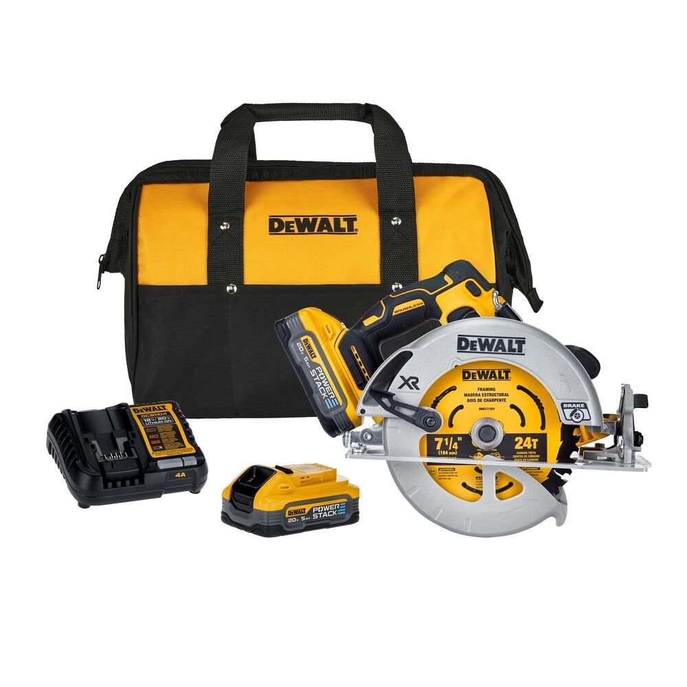 Serra Circular 7-1/4 Pol. 20v Brushless DEWALT-DCS570H2-BR