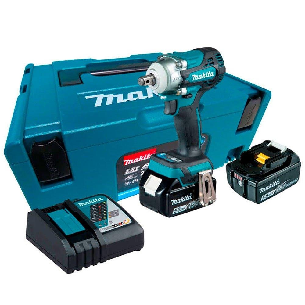 Chave de Impacto a Bateria 1/2Pol. 18V 330Nm com 2 Baterias MAKITA DTW300RTJ