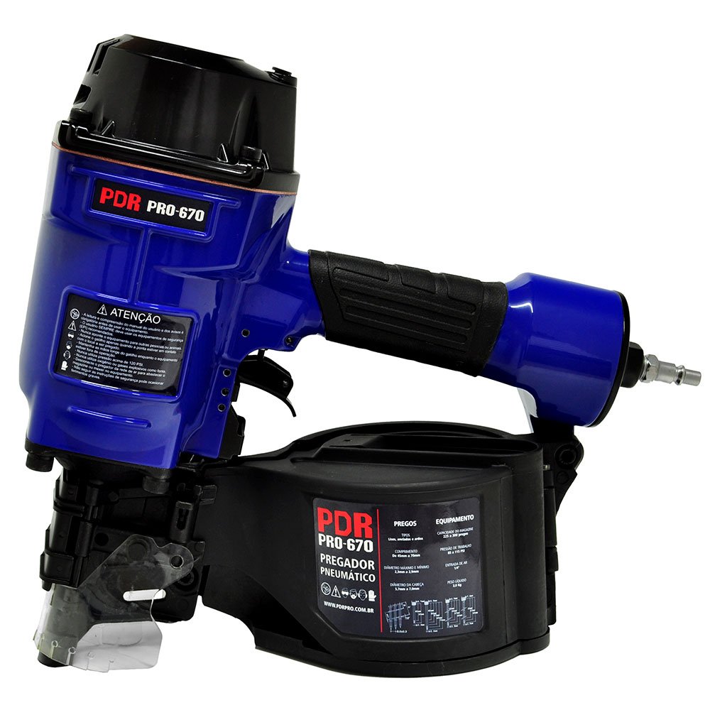 Pregador de Paletes PDR-PRO-670 para pregos de 45 a 70mm