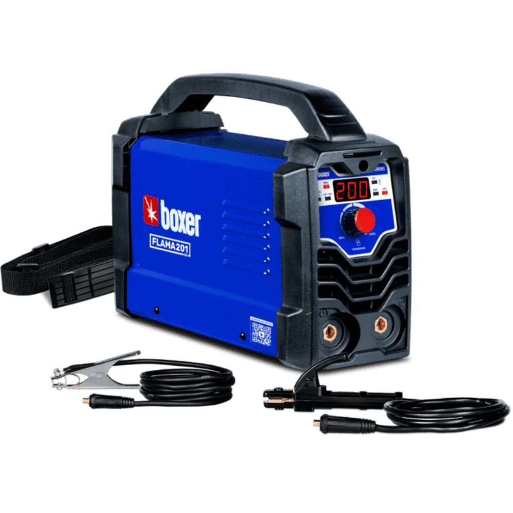 Máquina Inversora de Solda Flama 201 MMA/TIG 200A Bivolt Automático - BOXER