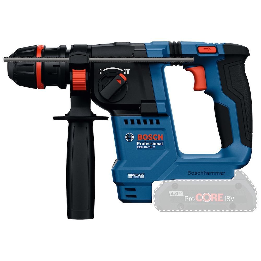Martelete Perfurador Bosch GBH 18V-18 X One Chuck Brushless