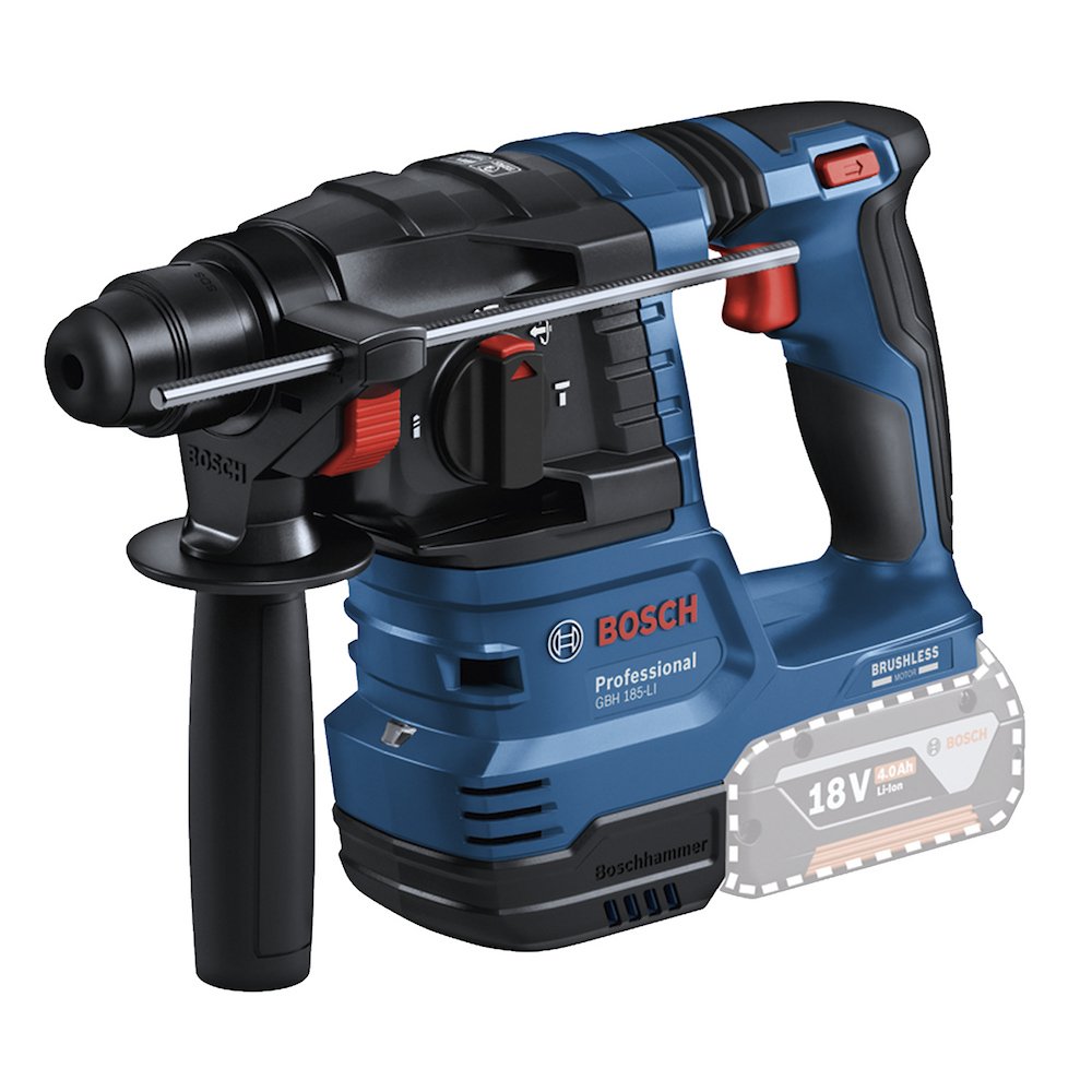 Martelete Perfurador Rompedor 18V GBH 185-LI Brushless Bosch