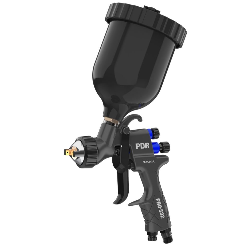 Pistola de Pintura HVMP PDR 600ml Bico 1,4mm para Acabamentos Profissionais
