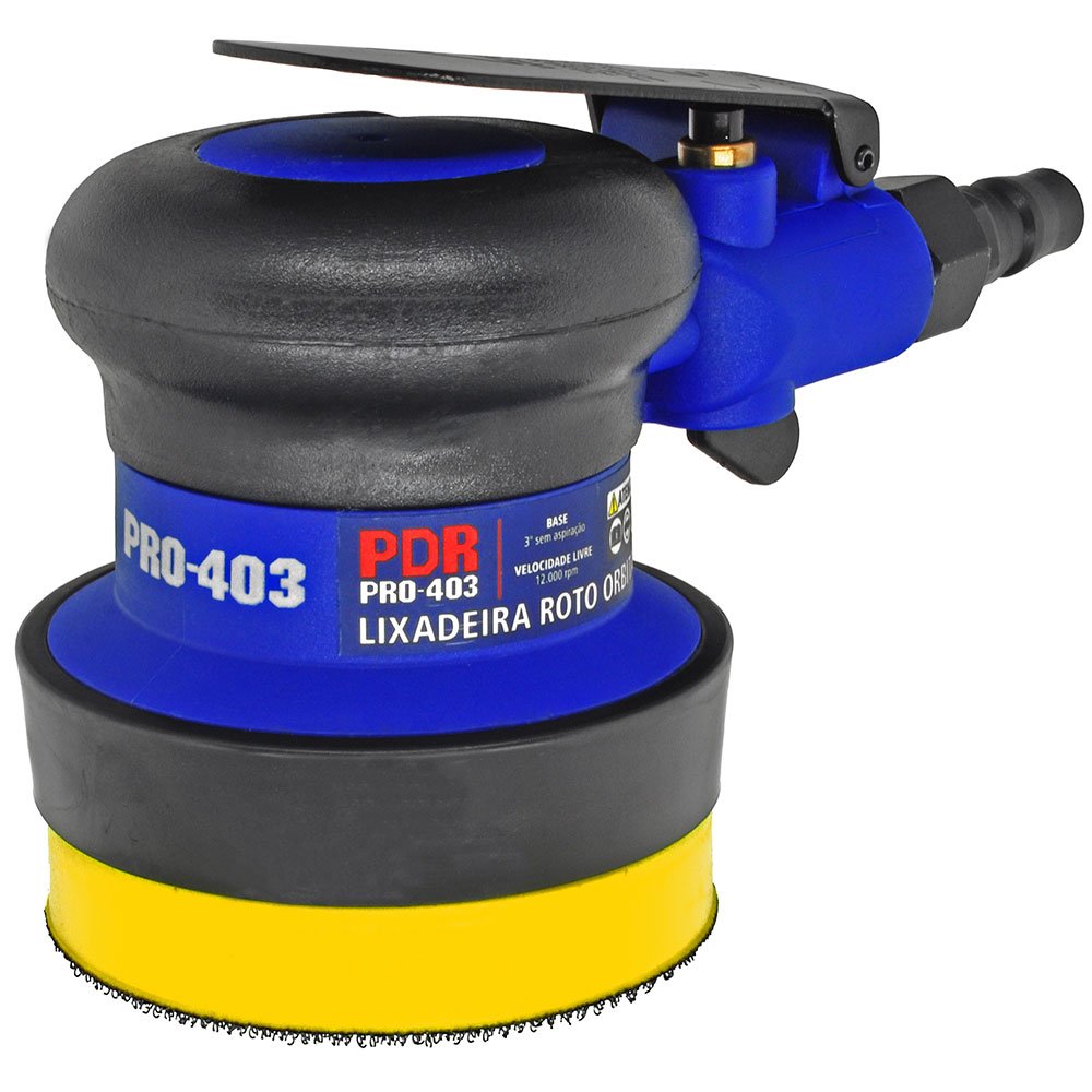 Lixadeira Orbital PDR-PRO-403 3 Pol. Sem Aspiração