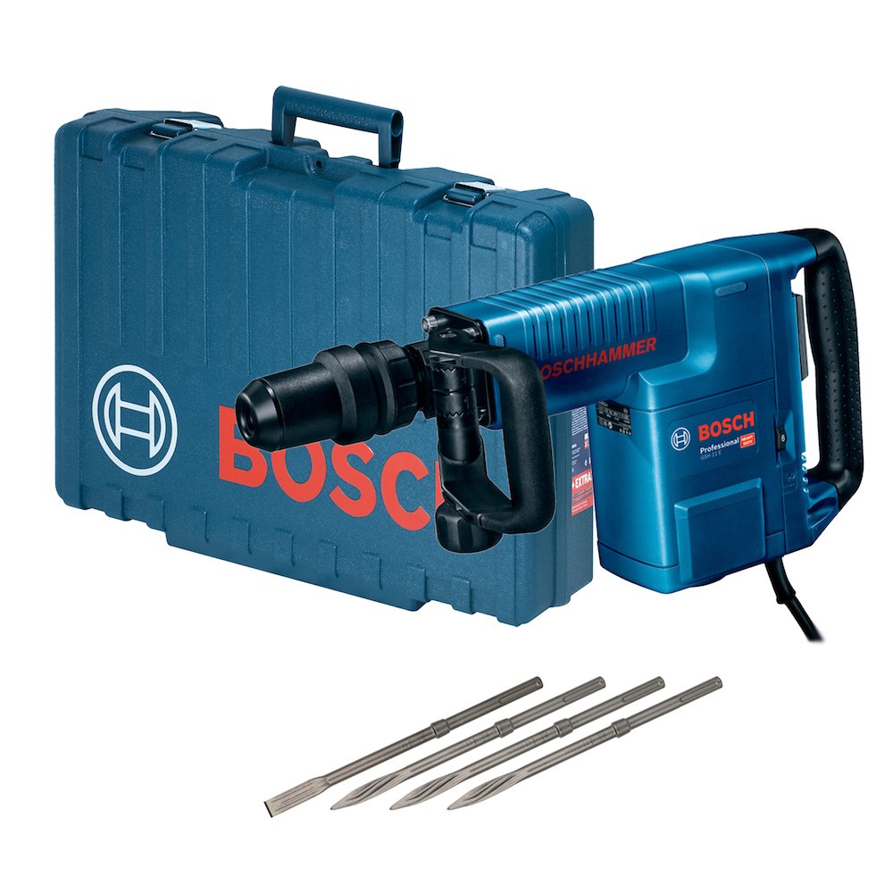 Martelo Demolidor GSH 11 E 25J 1500W com Maleta e Acessórios BOSCH