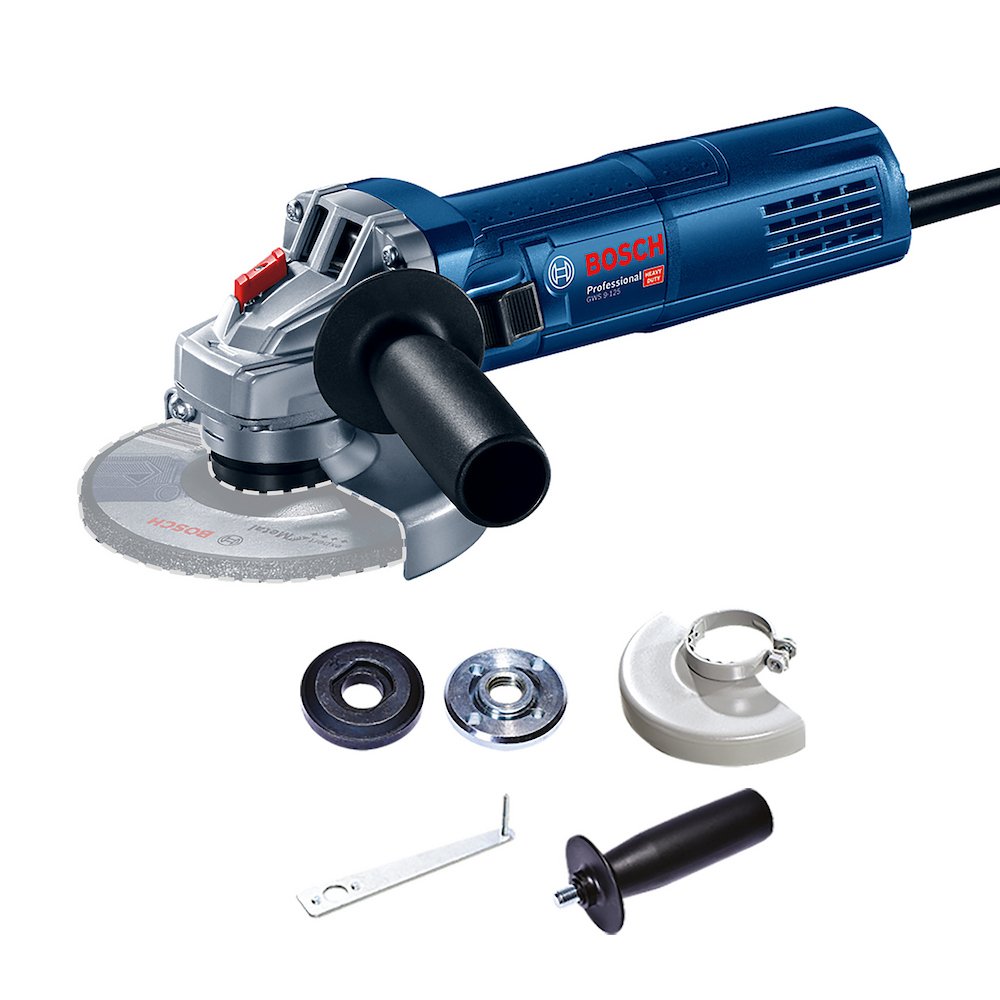 Esmerilhadeira Angular GWS-9-125 900W 220V Bosch - Performance e Durabilidade