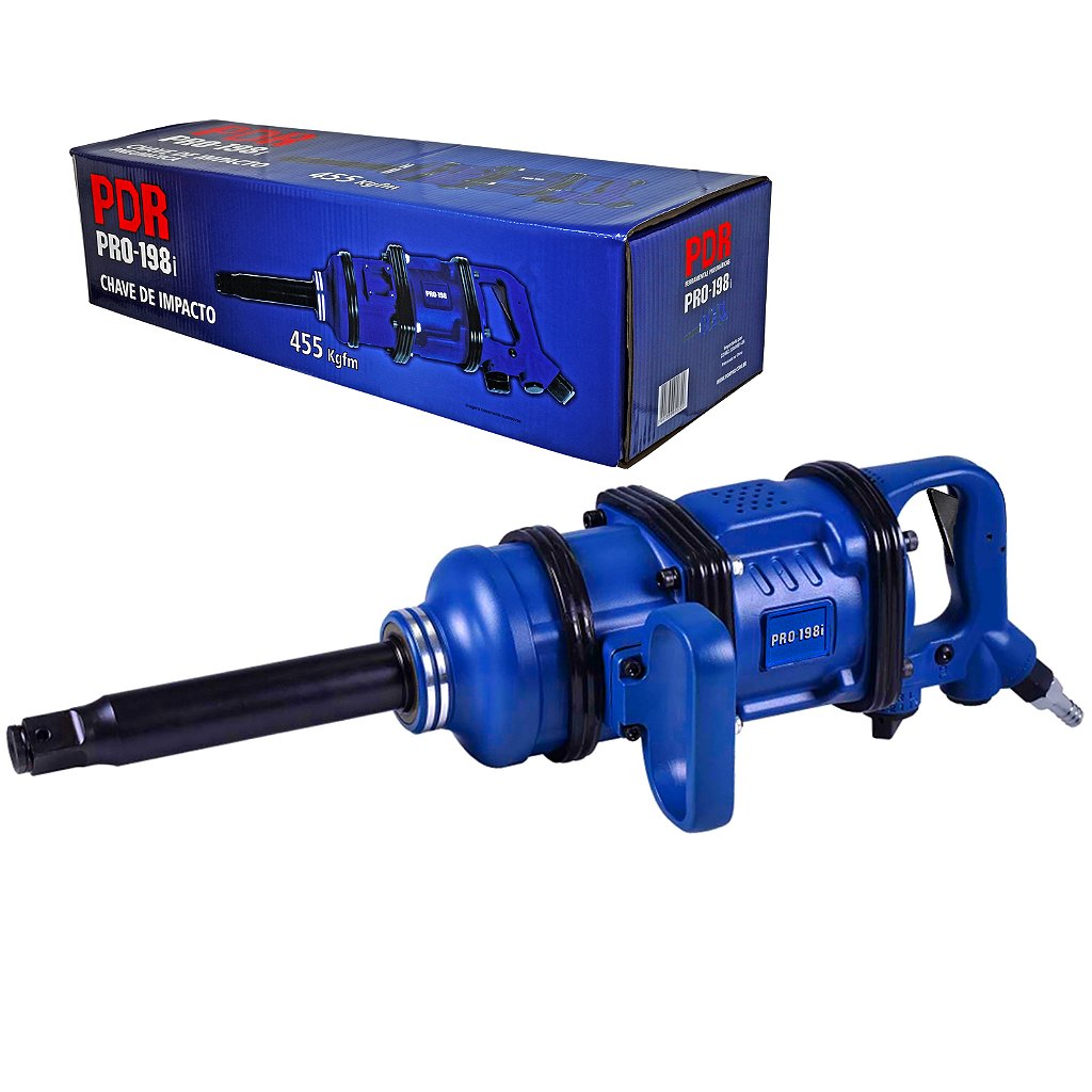Chave de Impacto Pneumática PDR Pro198i 420kg 1" Longa Ci8
